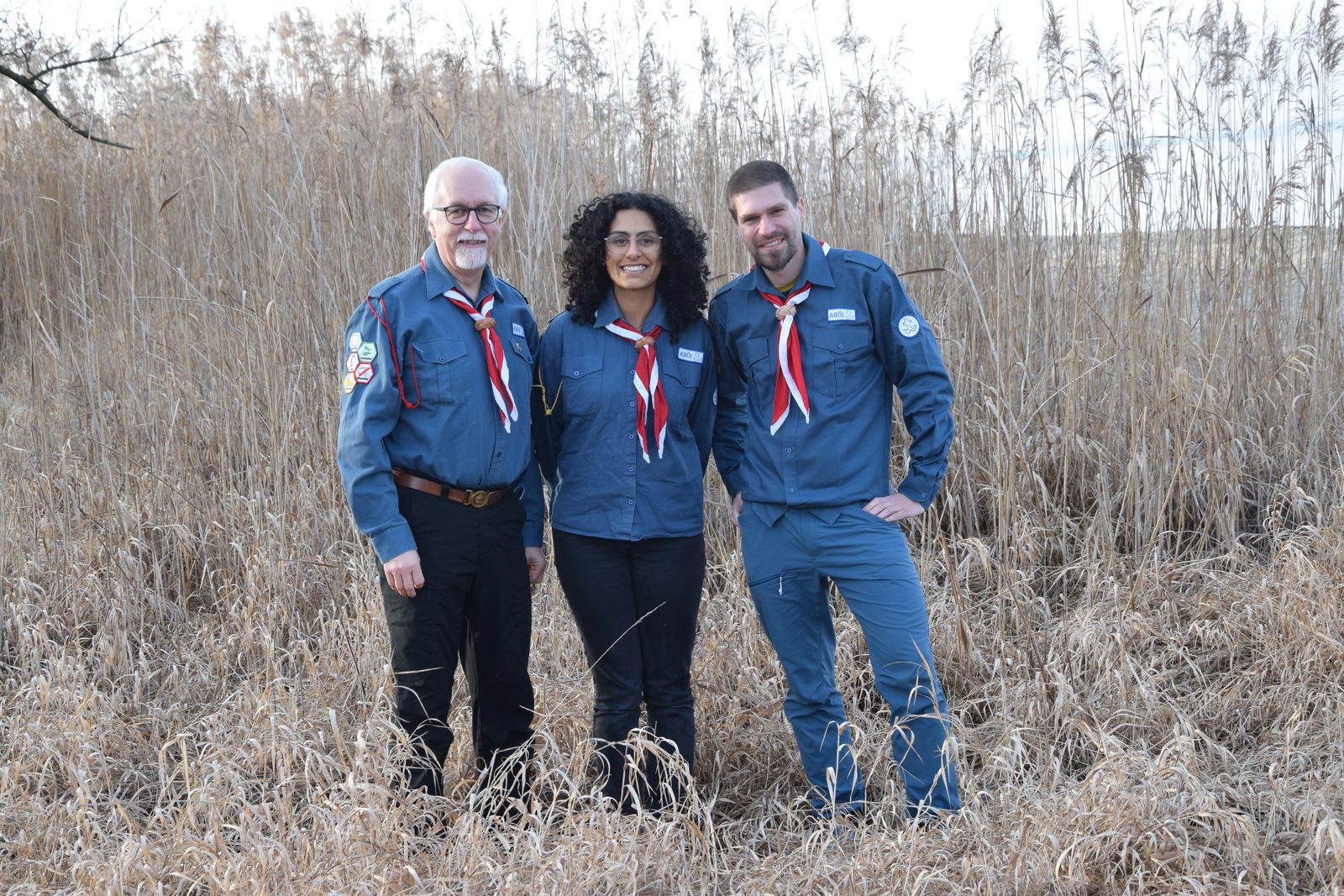 Das A-Team des ABÖJ steht im Schilf: erfahrene Leiter geben ihr Wissen weiter.