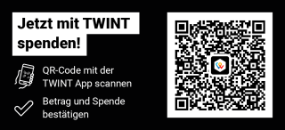 TWINT-QR-Code für eine Spende an Youngstars International